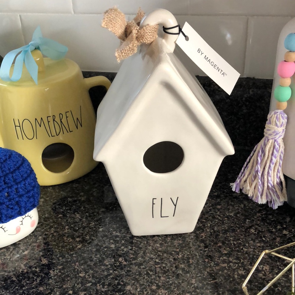 Rae Dunn “FLY” bird house